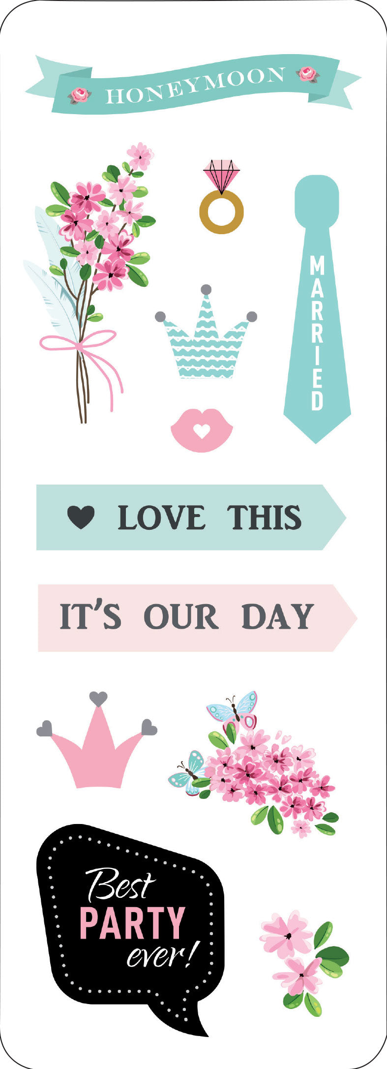 Wedding Sticker Set