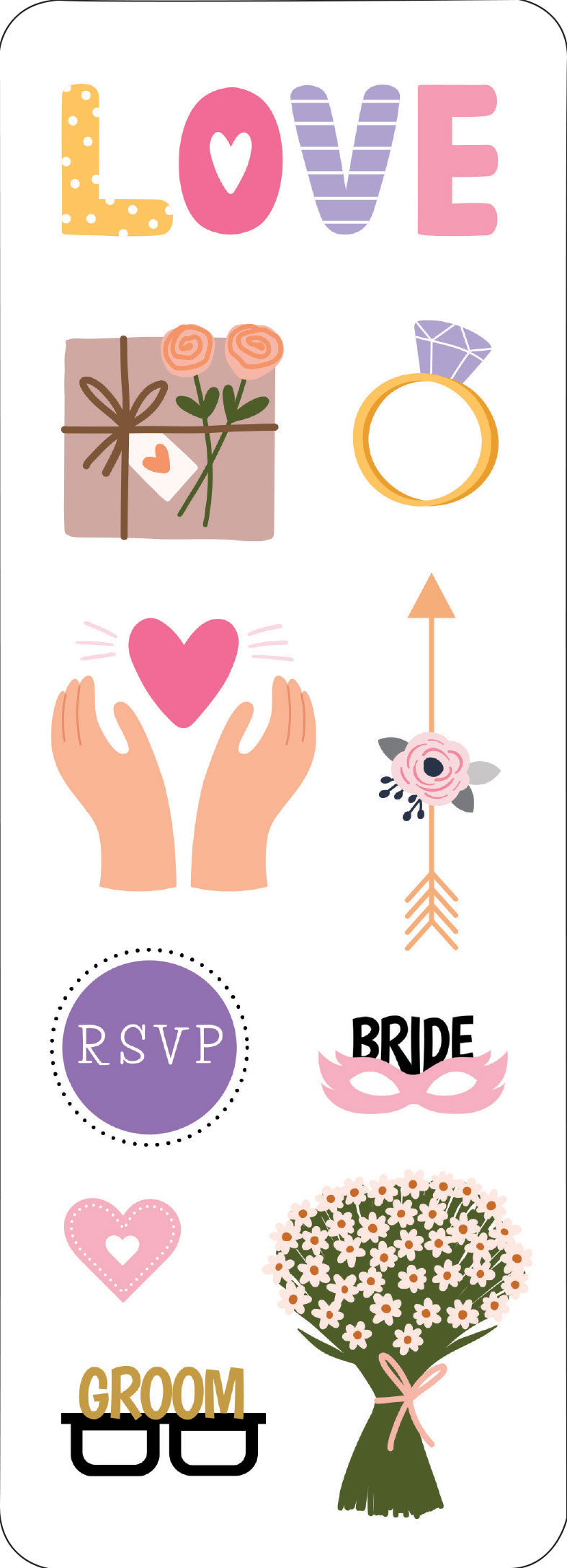Wedding Sticker Set