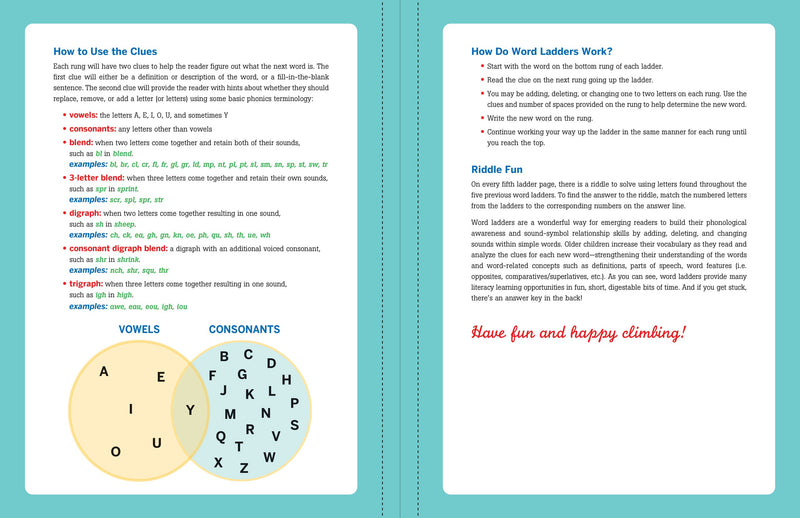 Step-by-Step Word Ladder Challenge Workbook (Grades 4-5)