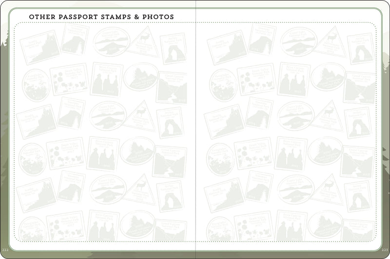 USA National Parks Journal & Passport Stamp Book
