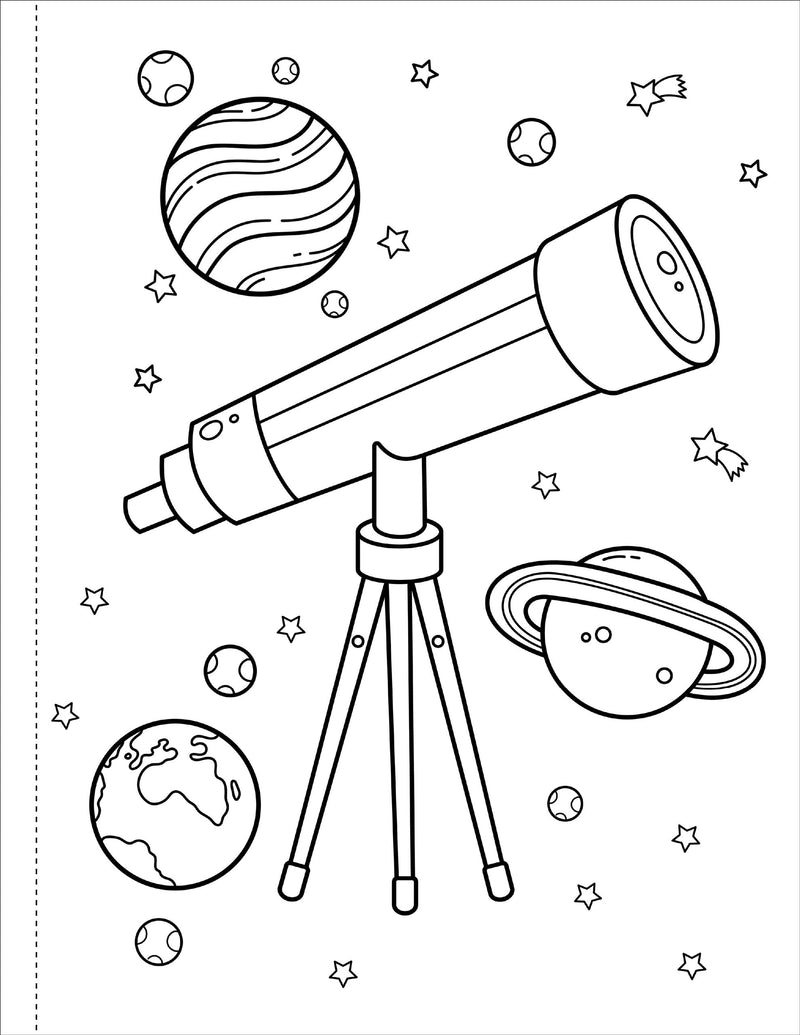 Solar System Coloring Book!