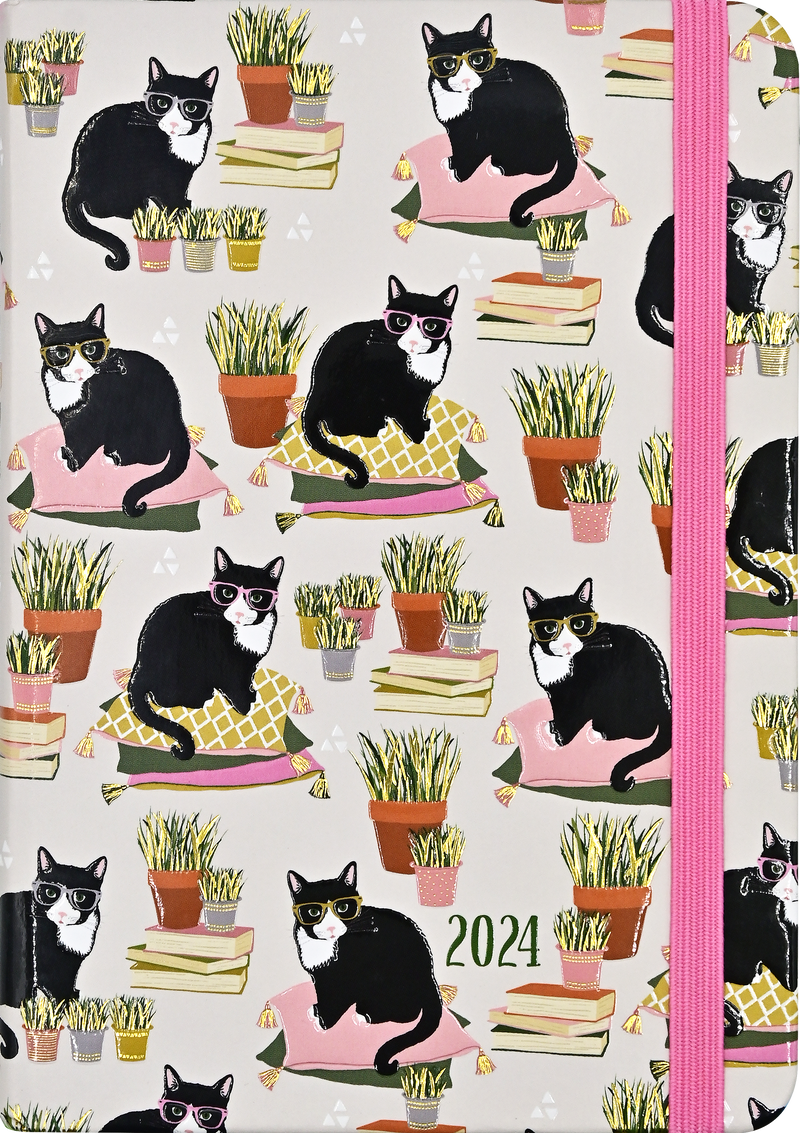 2024 Smarty Cats Weekly Planner (16 months, Sept 2023 to Dec 2024)
