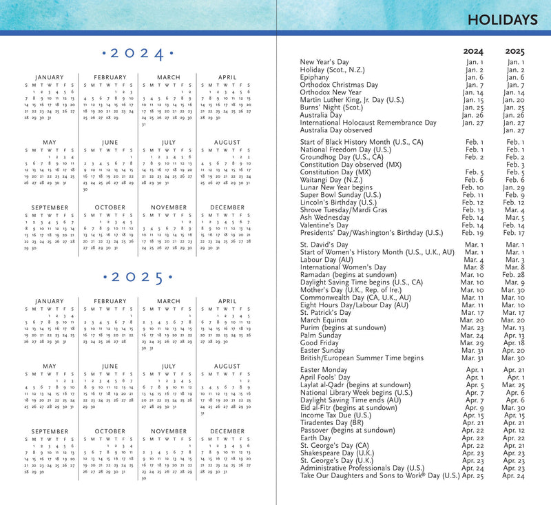 2024-25 Reflections 2-Year Pocket Planner