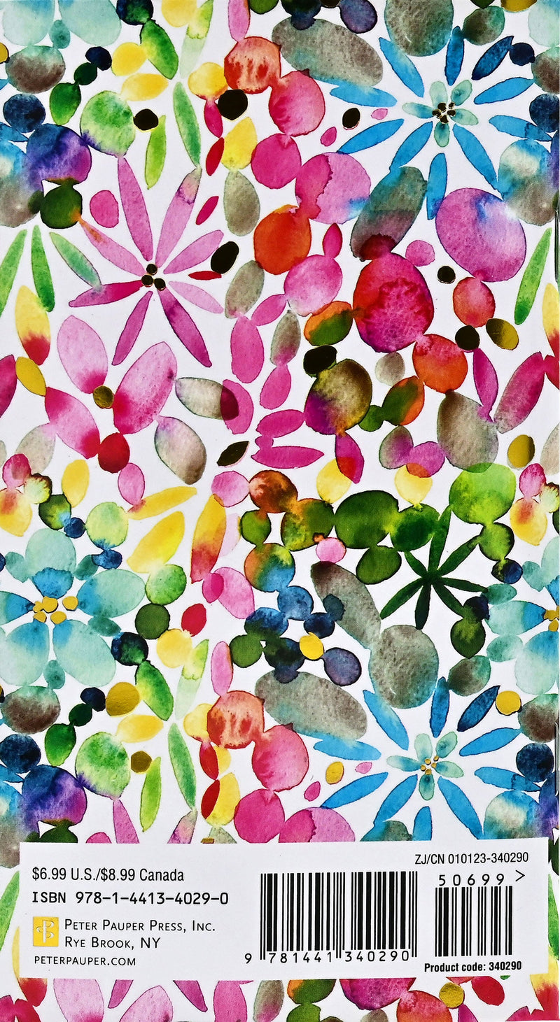 2024-25 Watercolor Garden 2-Year Pocket Planner