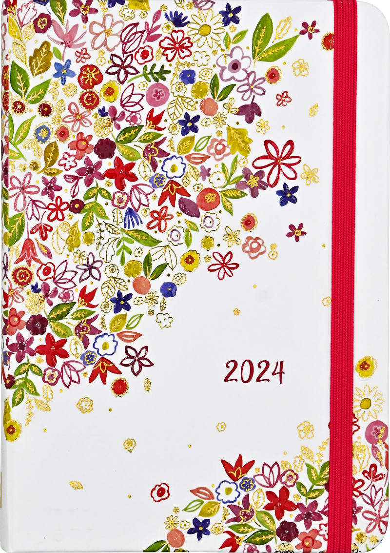 2024 Floral Daydream Weekly Planner (16 months, Sept 2023 to Dec 2024)