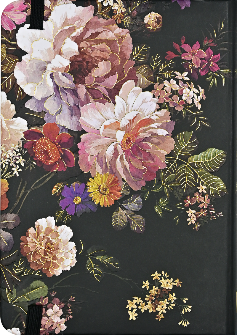 2024 Midnight Floral Weekly Planner (16 months, Sept 2023 to Dec 2024)
