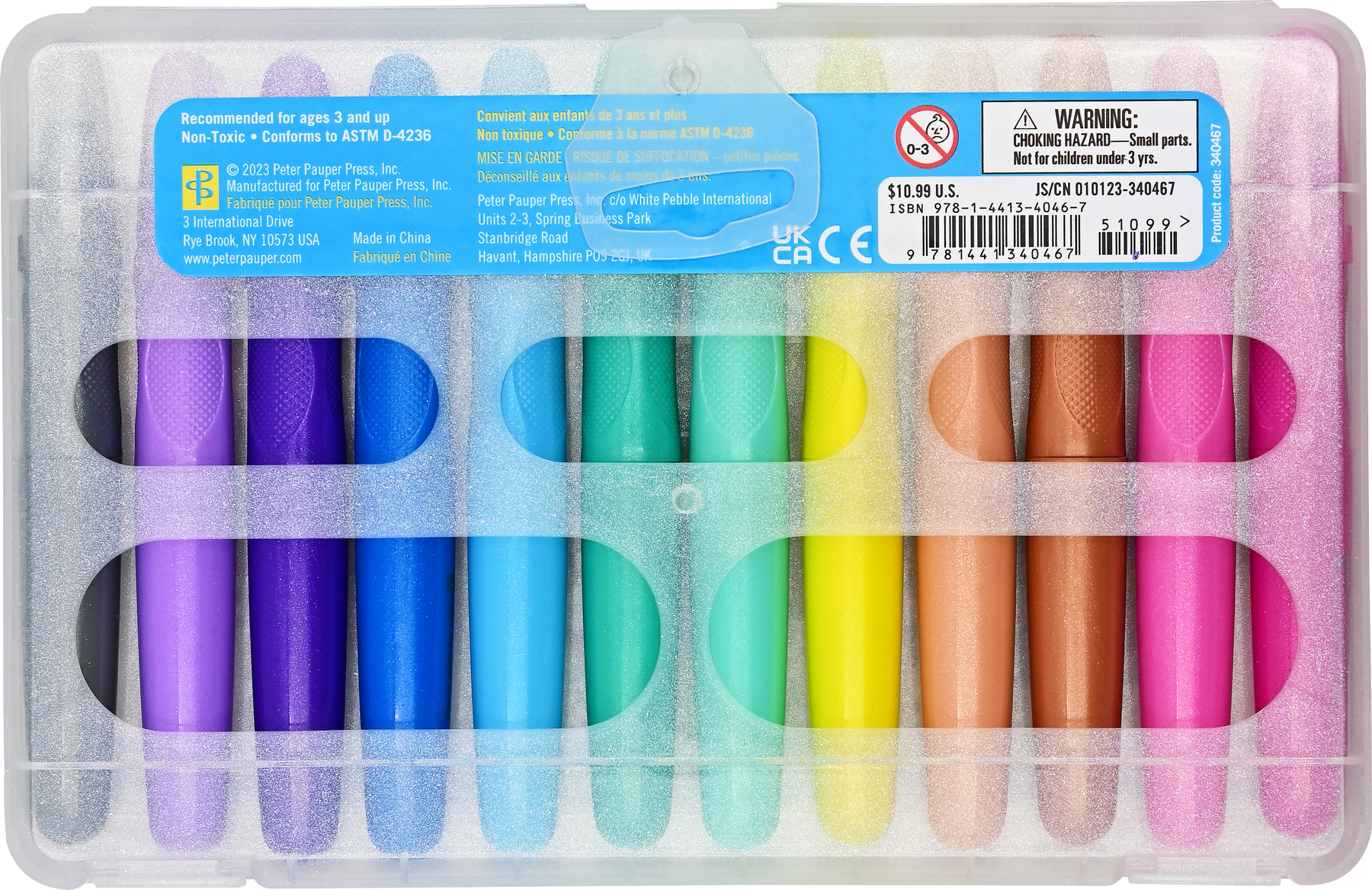 anker art metallic twist-ups watercolor gel crayons 12-count