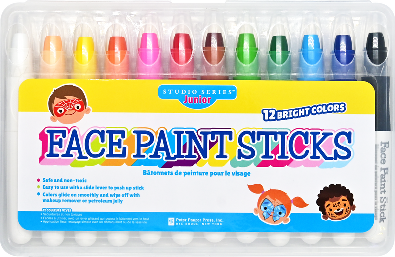 Face Paint Jumbo Crayons 6 Pkg