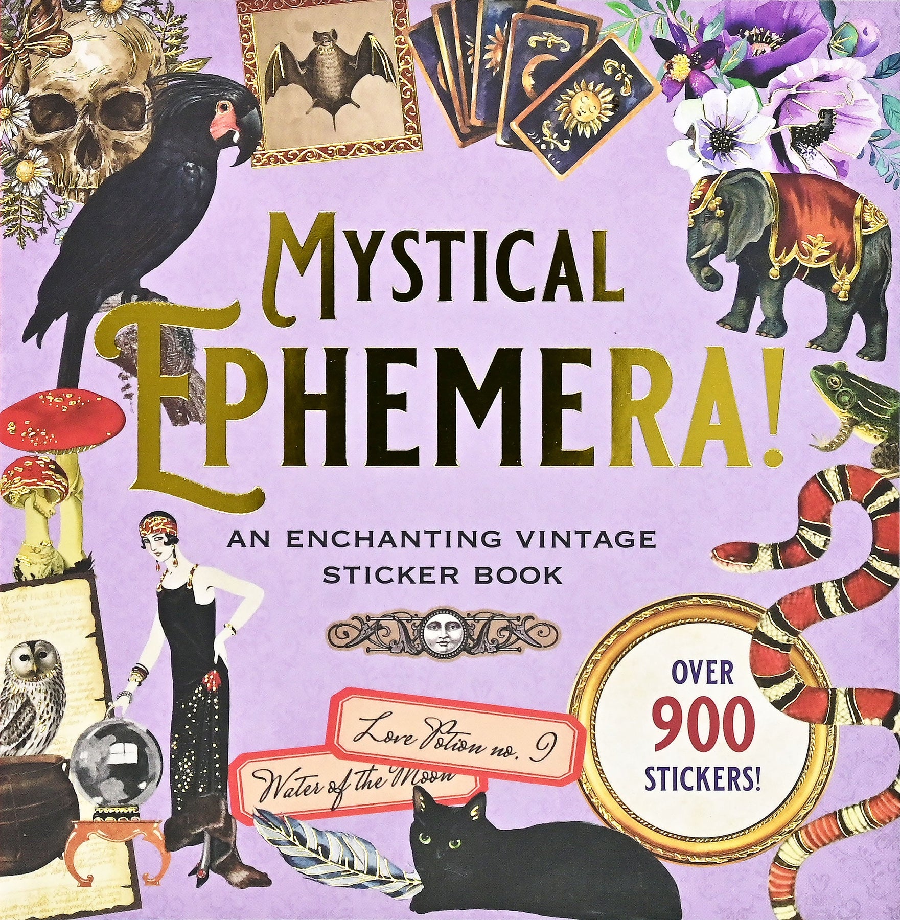 MYSTICAL EPHEMERA STICKER BOOK. [Book]
