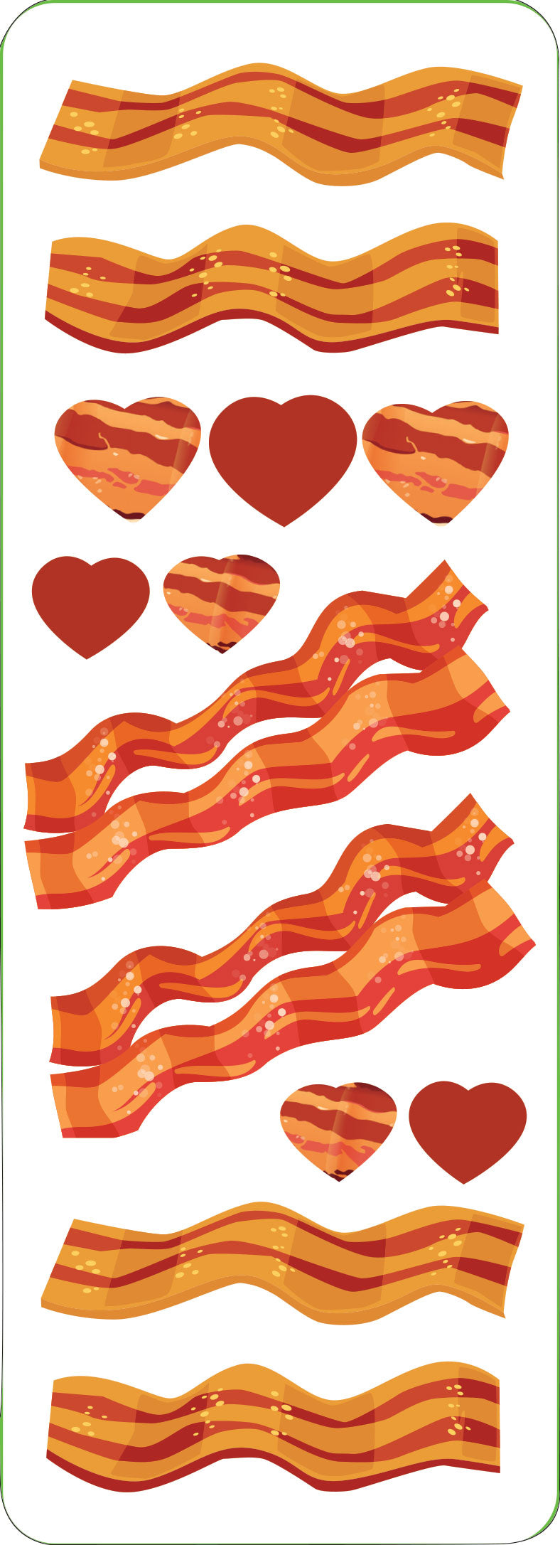 Bacon Sticker Set