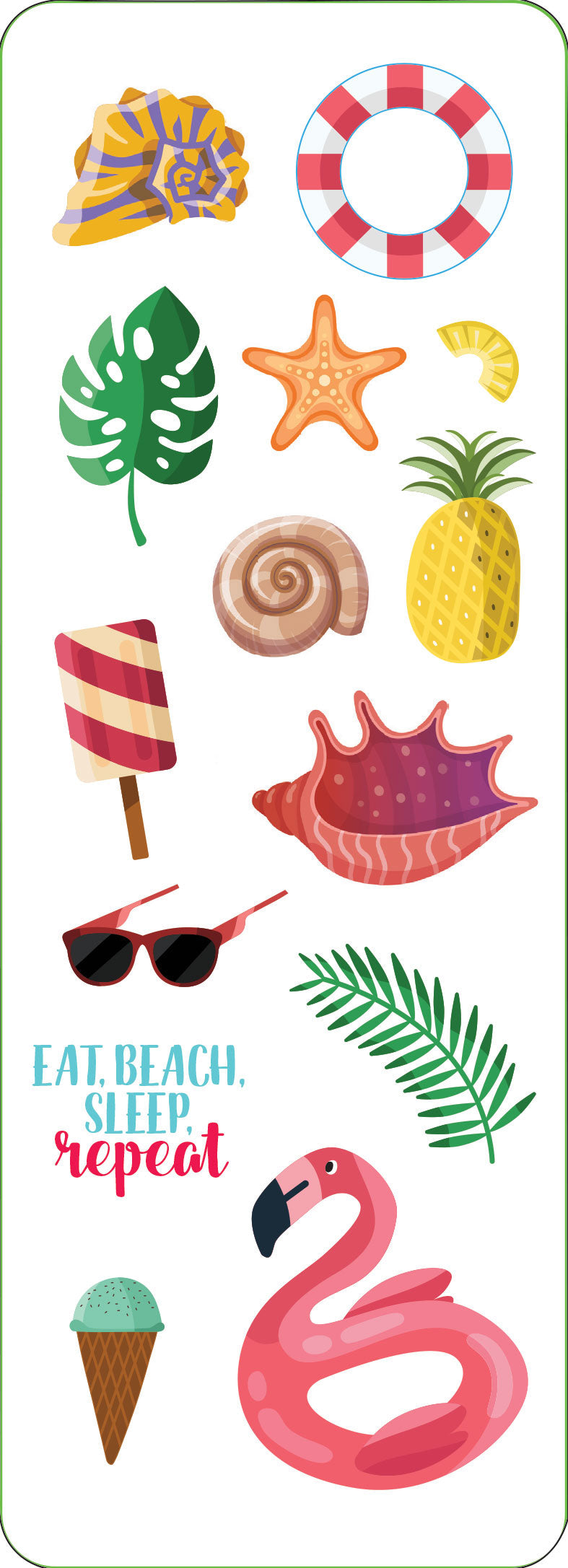 Beach Sticker Set