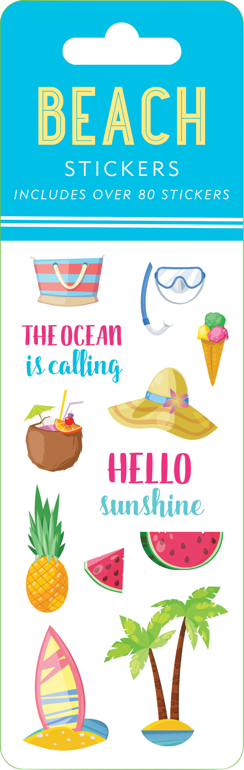 Beach Sticker Set