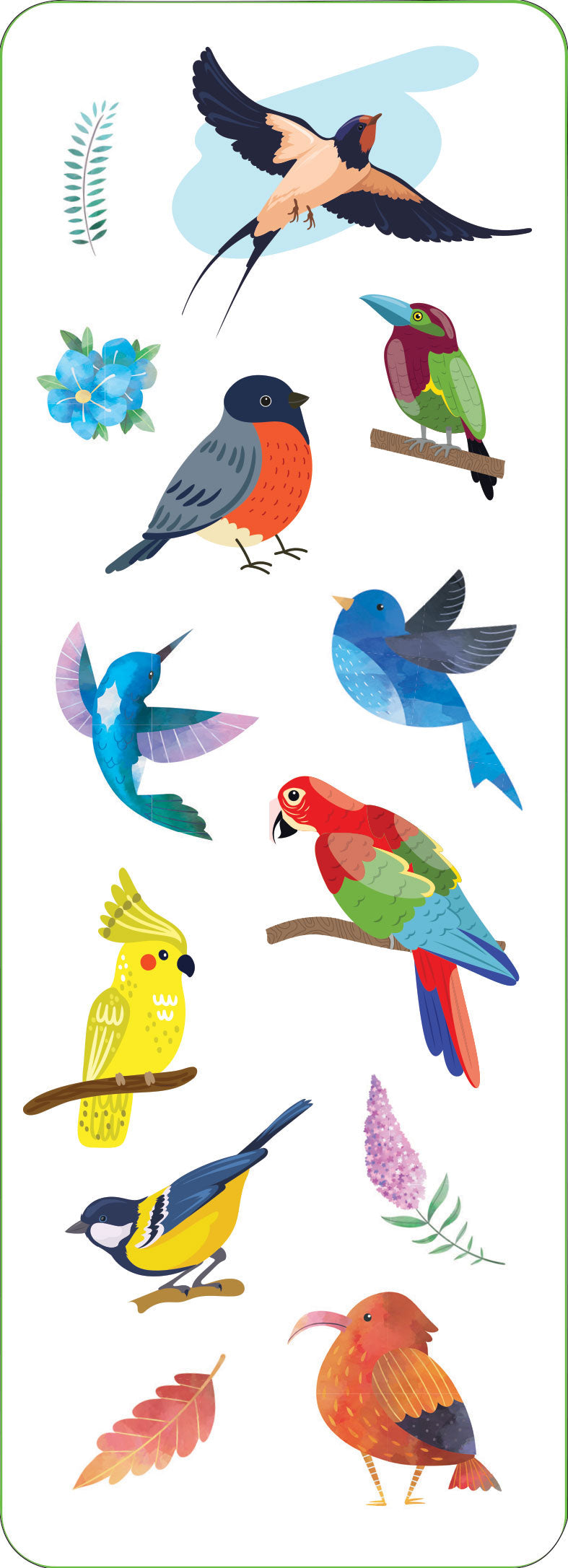 Birds Sticker Set