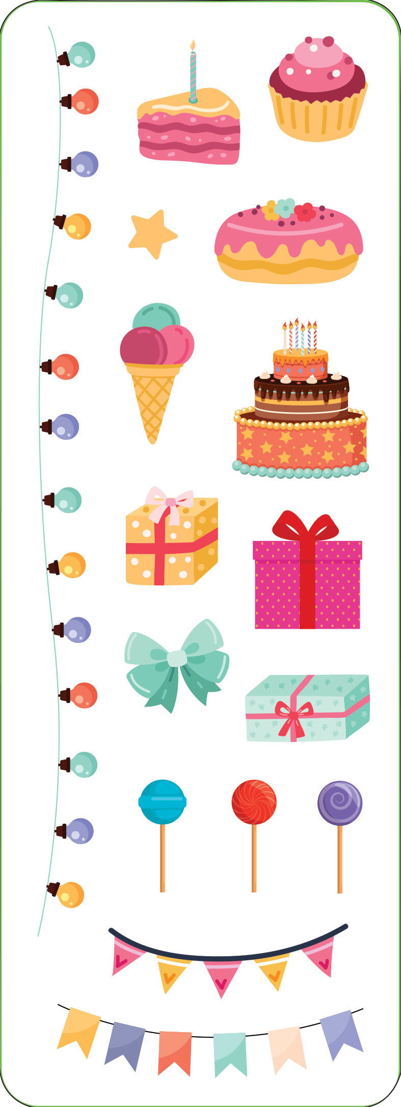 Birthday Sticker Set