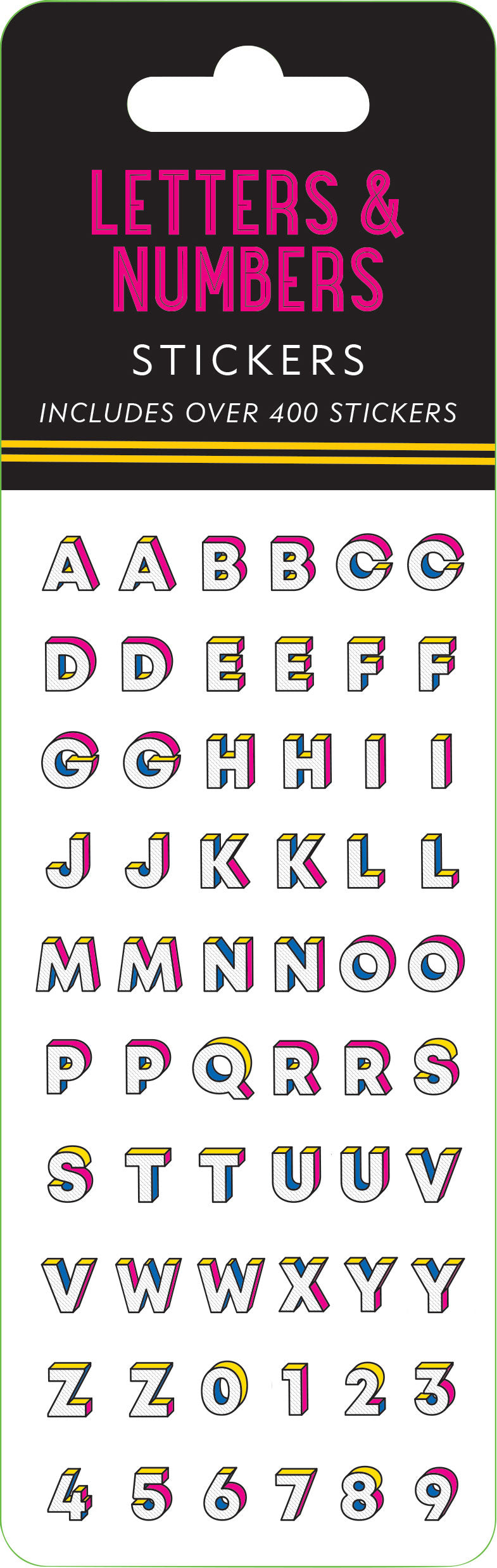 Letters & Numbers Sticker Set
