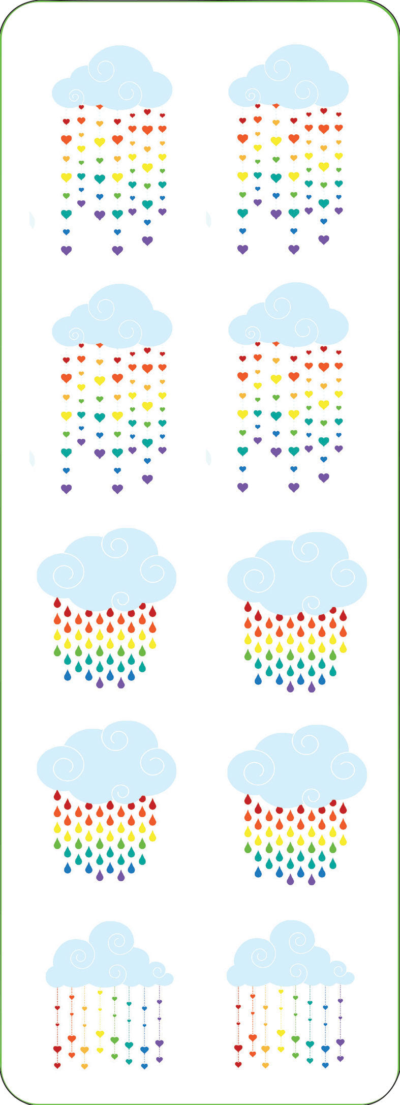 Rainbow Sticker Set