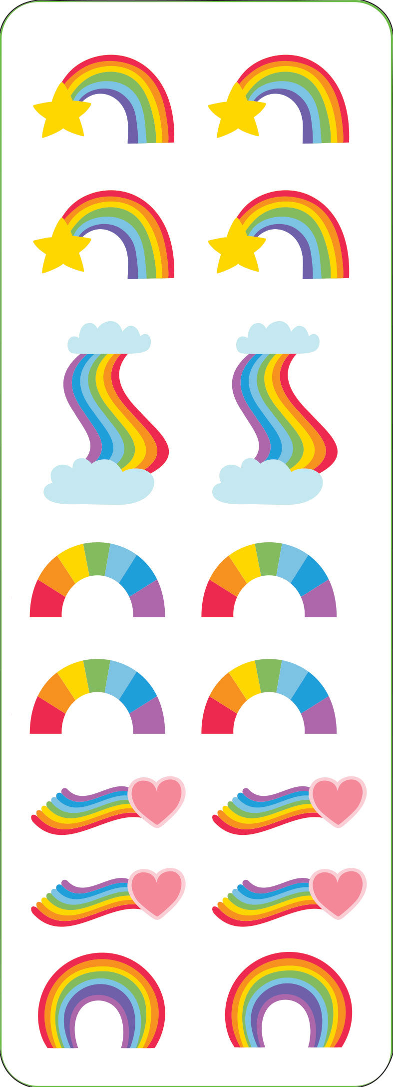 Rainbow Sticker Set