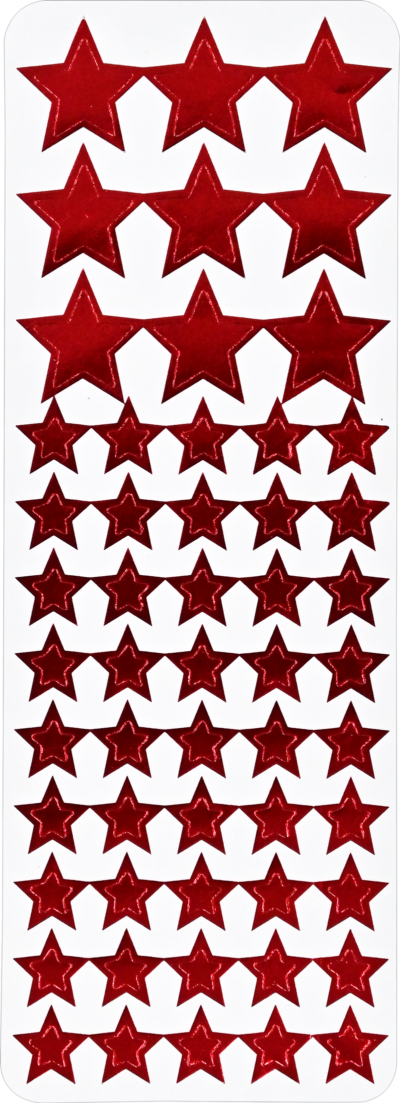 Color Foil Stars Sticker Set