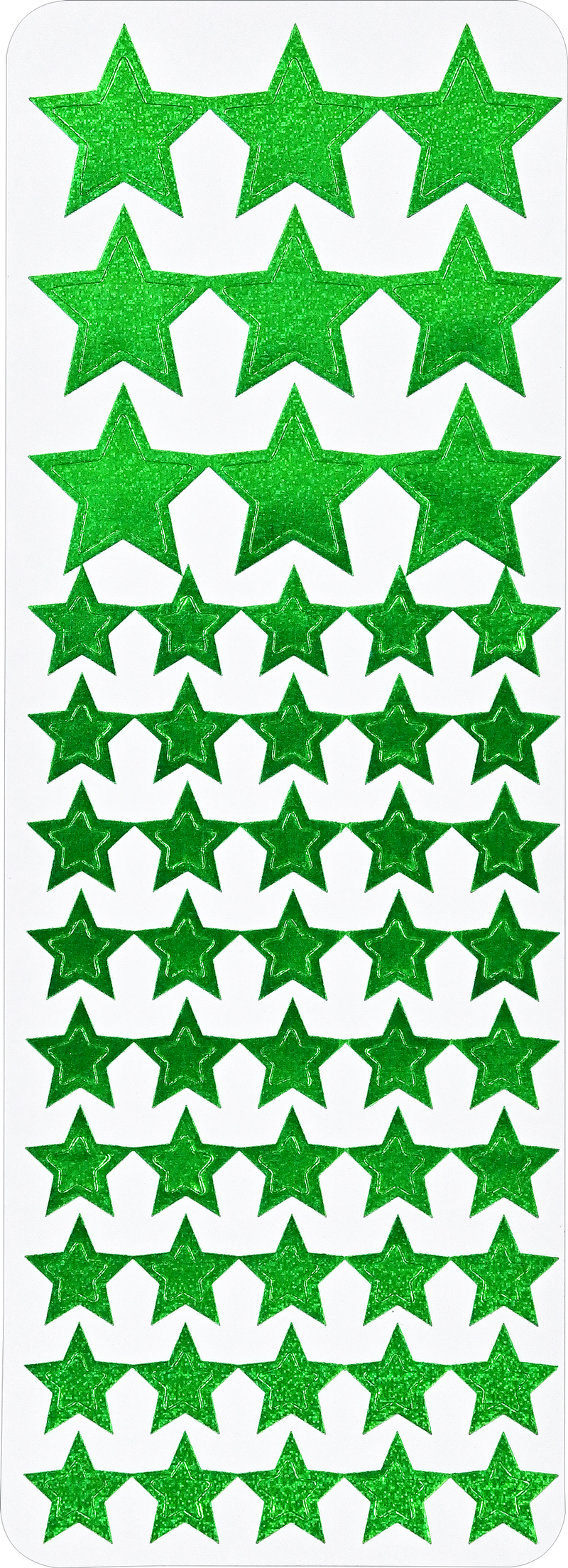 Color Foil Stars Sticker Set