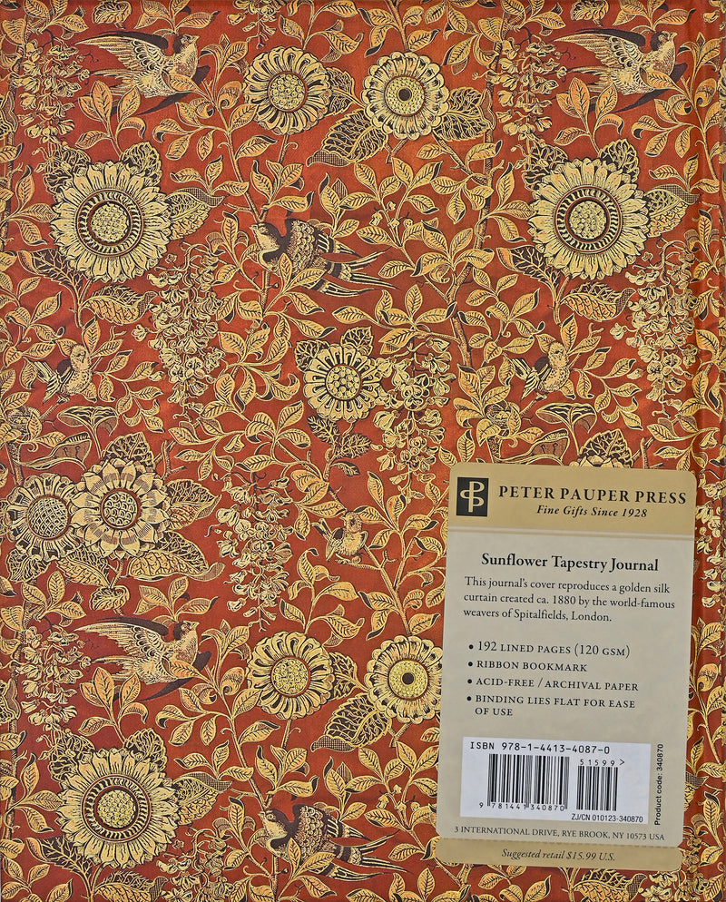 Sunflower Tapestry Journal