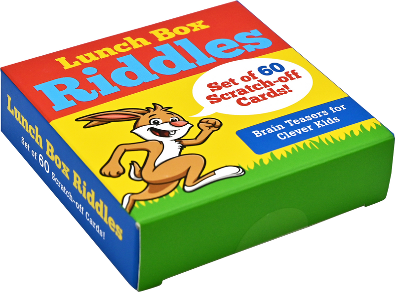 Lunch Box Riddles Scratch-Off Deck (Set of 60 cards)