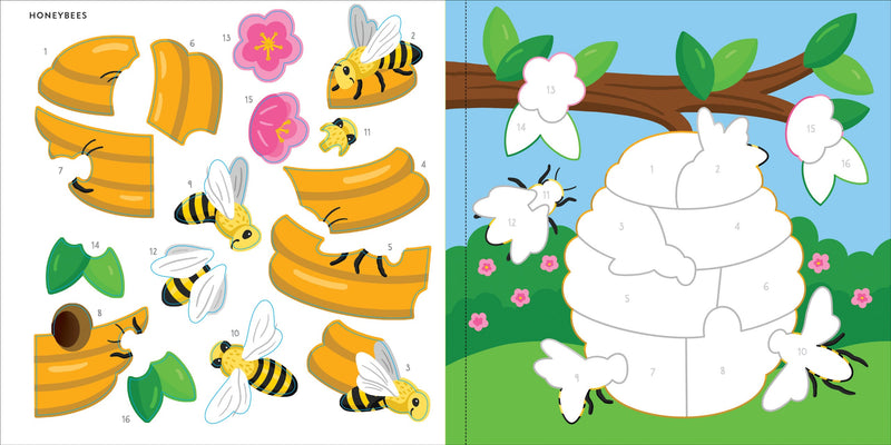 My First Color-By-Sticker Book -- Butterflies & Bugs