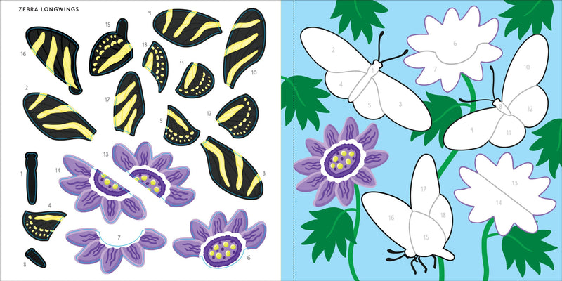 My First Color-By-Sticker Book -- Butterflies & Bugs