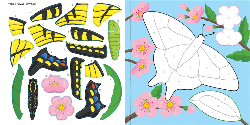 My First Color-By-Sticker Book -- Butterflies & Bugs