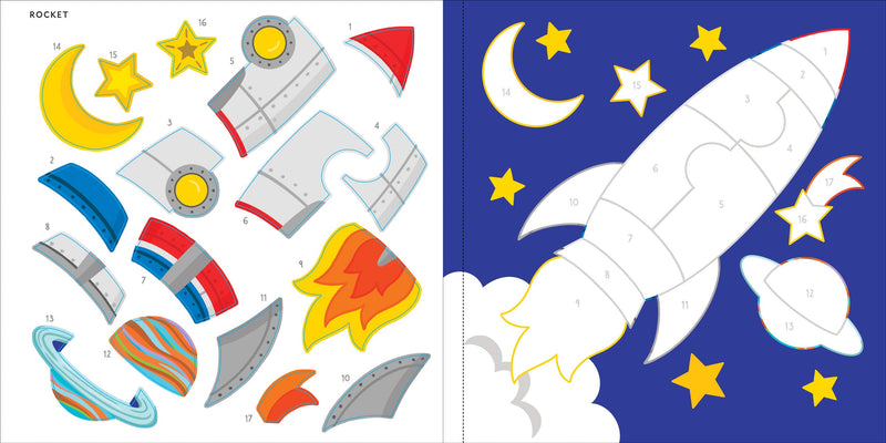My First Color-By-Sticker Book -- Outer Space