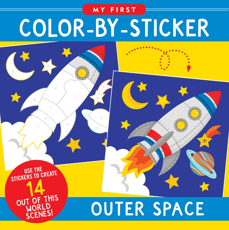 My First Color-By-Sticker Book -- Outer Space