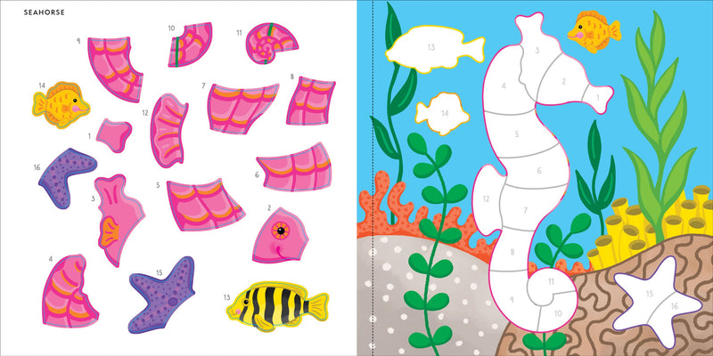 My First Color-By-Sticker Book -- Under the Sea