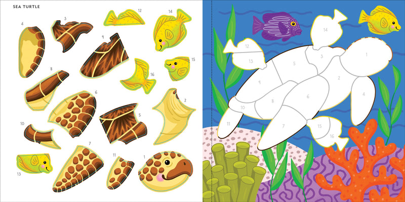 My First Color-By-Sticker Book -- Under the Sea