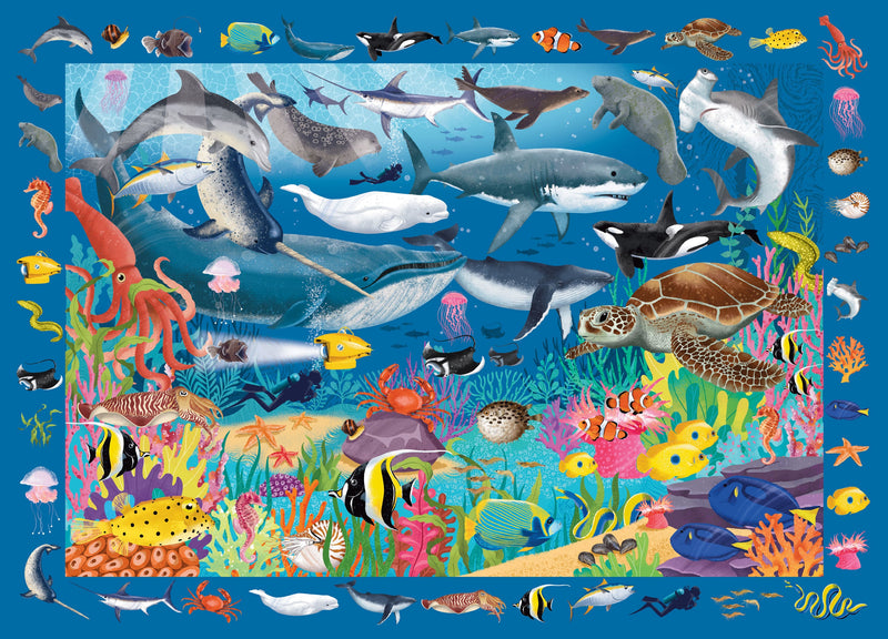 Under the Sea Seek & Find 100-Piece Jigsaw Puzzle