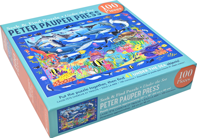 Under the Sea Seek & Find 100-Piece Jigsaw Puzzle