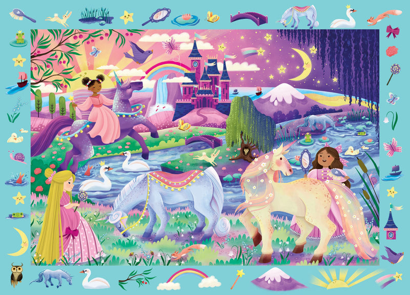 Unicorns Seek & Find 100-Piece Jigsaw Puzzle