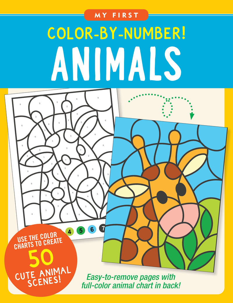 My First Color-by-Number! Animals