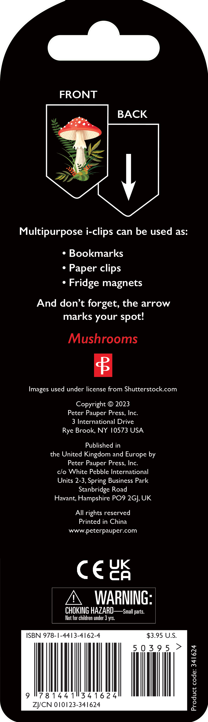 Mushrooms i-clips Magnetic Page Markers