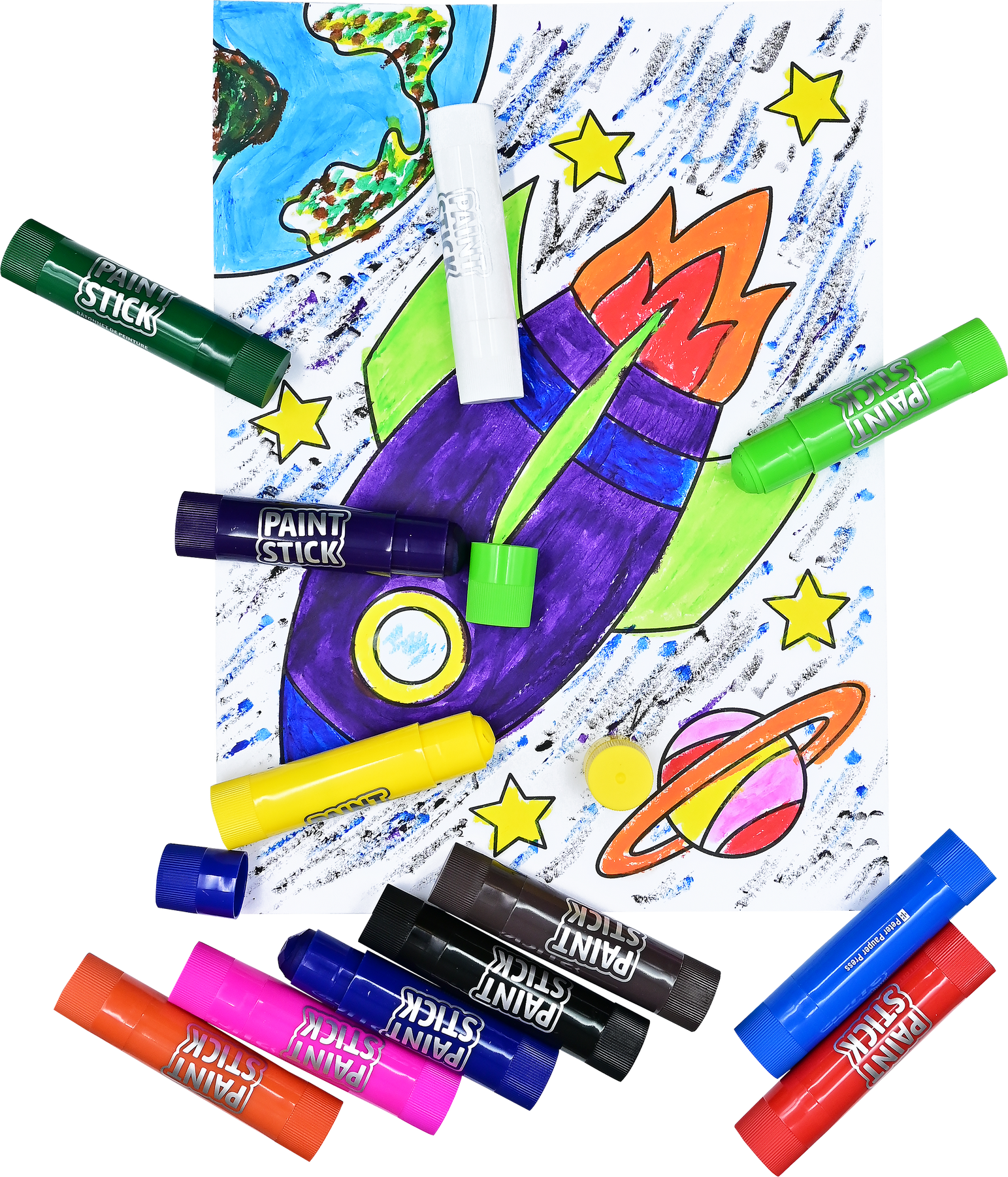 Tempera Paint Sticks, 40 Colors Solid Tempera Paint for Kids, Super Quick  Dry