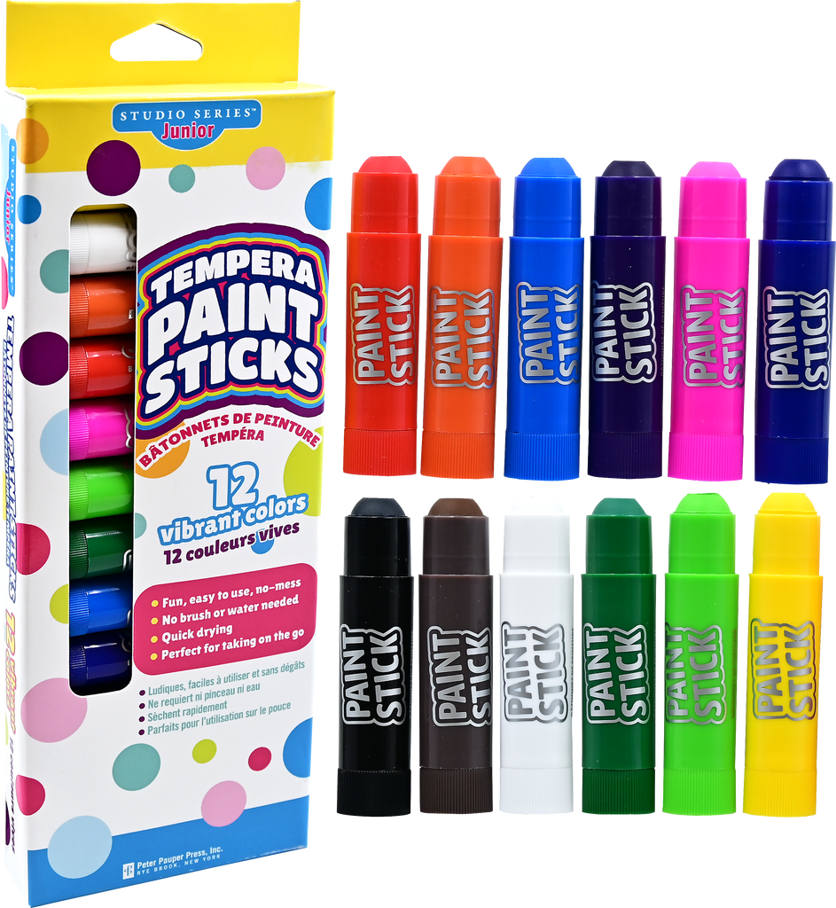 Studio Series Junior Tempera Paint Sticks (set of 12) – Peter