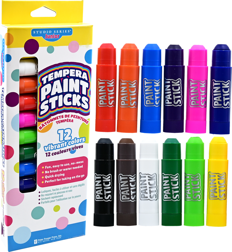 Studio Series Junior Tempera Paint Sticks (set of 12)