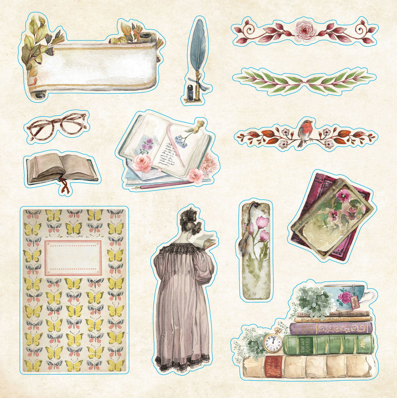 Bibliophelia Ephemera Sticker Book