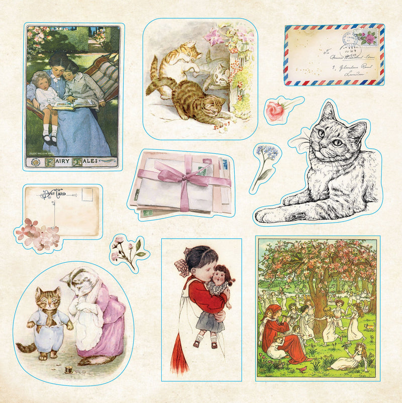 Bibliophelia Ephemera Sticker Book