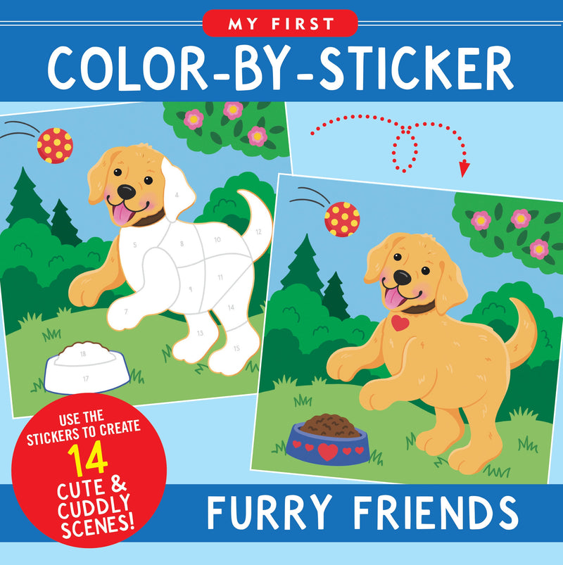 My First Color-by-Sticker - Furry Friends