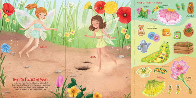 Fairies Sticker Doll Dress-Up Book