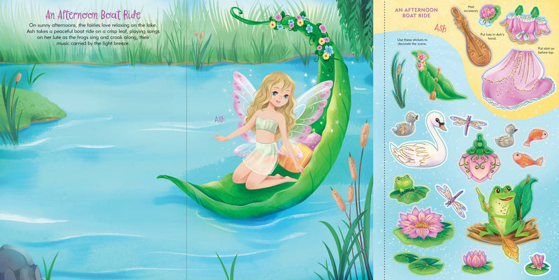 Fairies Sticker Doll Dress-Up Book