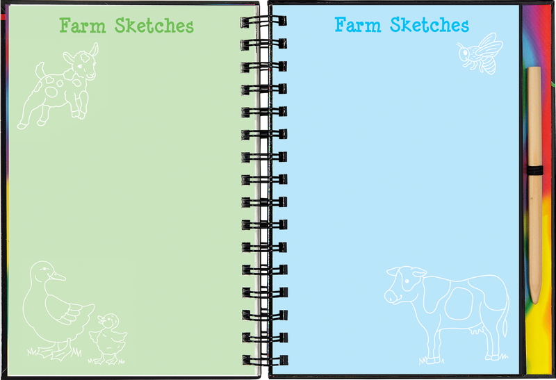 Scratch & Sketch On The Farm