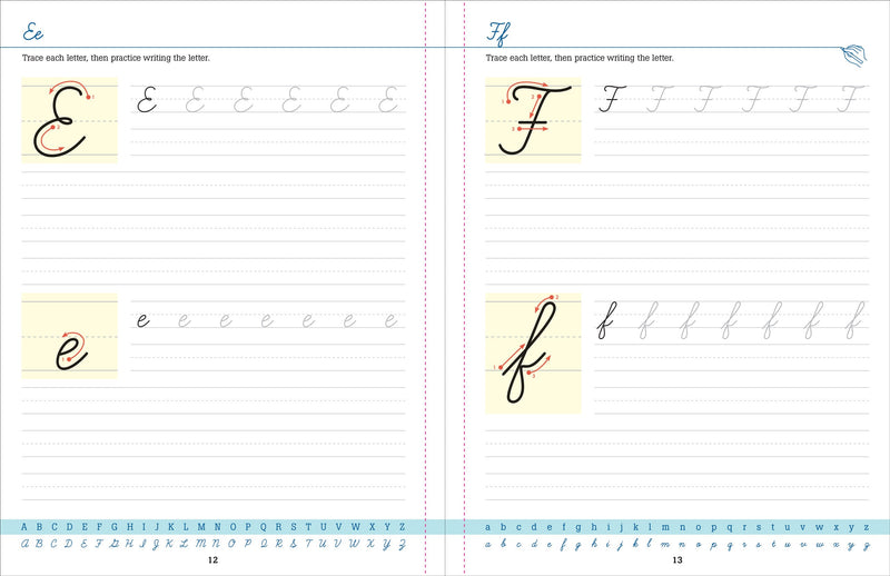 Cursive Handwriting Workbook for Teens and Young Adults