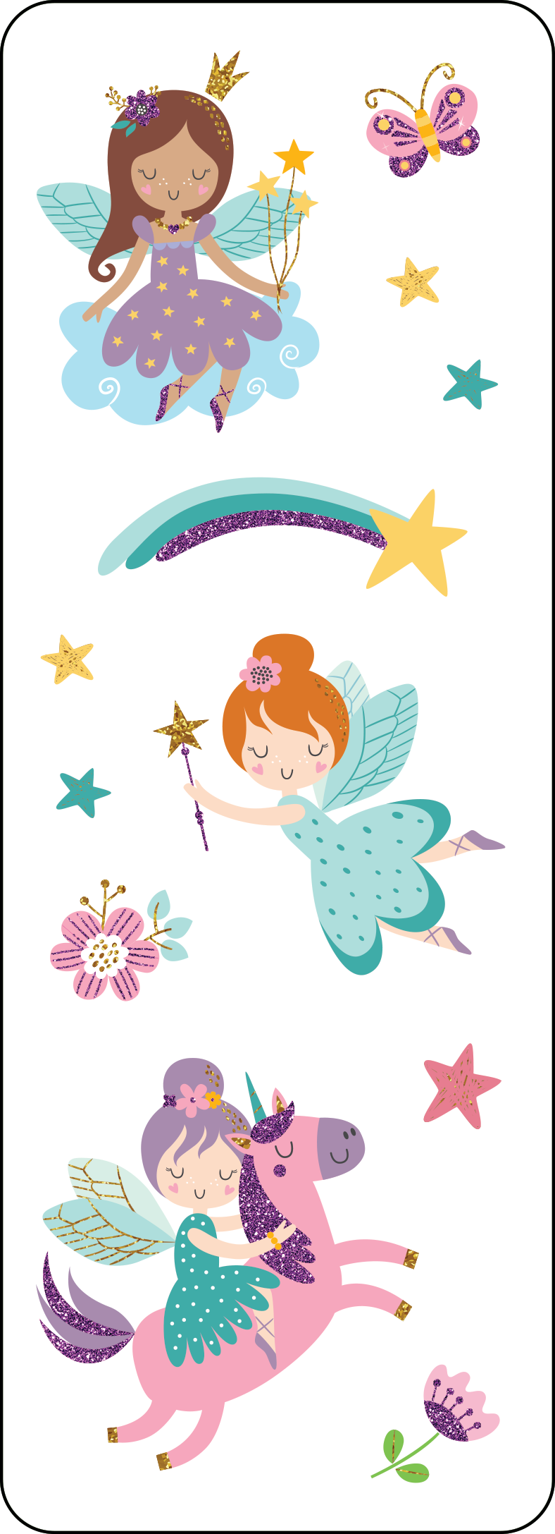 SK221 Fairy Fantasy Stickers - Barebooks