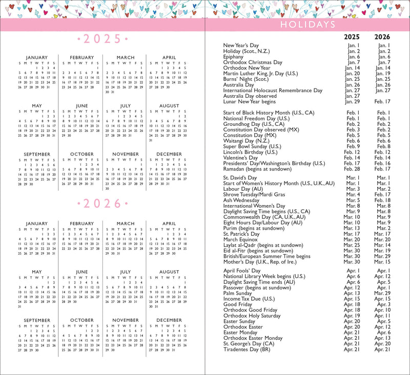 2025-26 Tree of Hearts 2-Year Pocket Planner