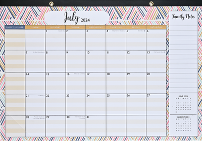 2025 Family Desk Pad and Wall Calendar (11" x 17")